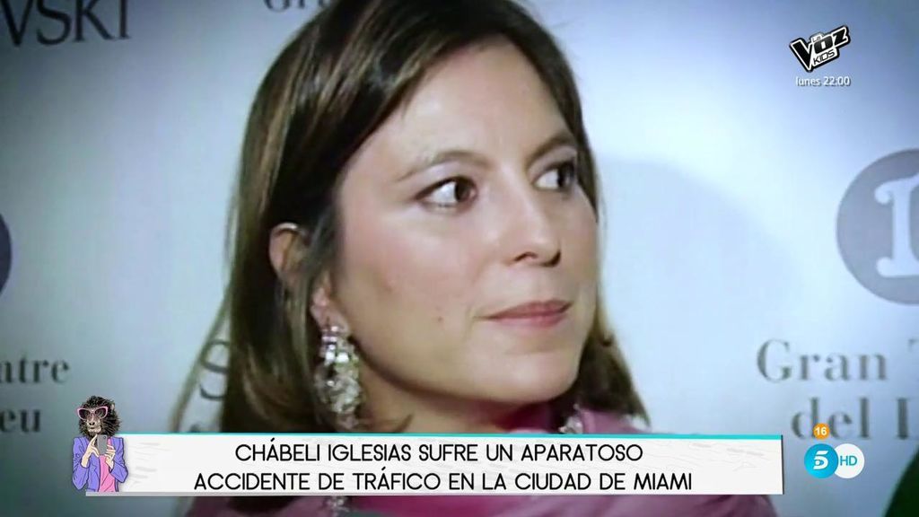El aparatoso accidente de Chabeli Iglesias le hace revivir un trauma del pasado
