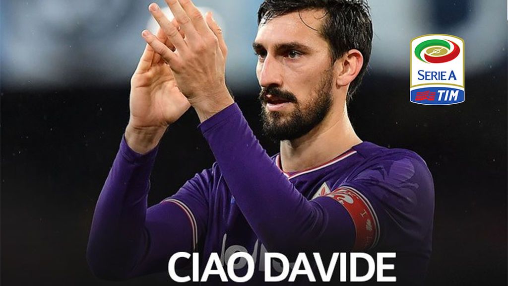 Suspendida toda la jornada de la Serie A tras la muerte de Davide Astori