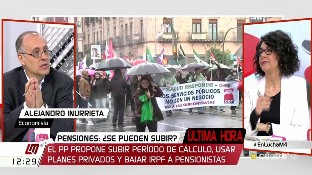 Alejandro Inurrieta, sobre las pensiones: "Hay que buscar una fórmula estable de futuro"