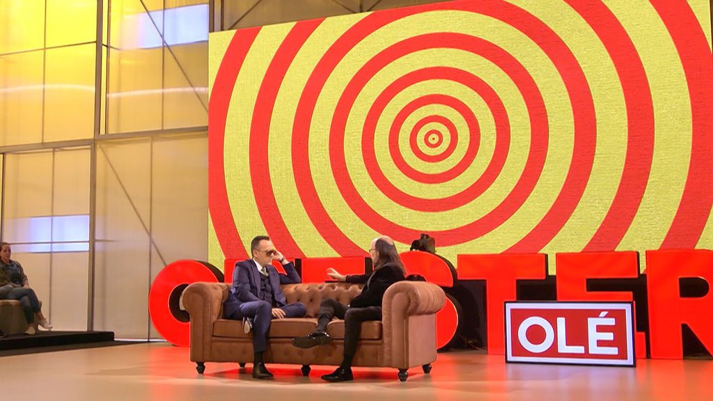 Risto Mejide entrevistando a Santiago Segura en 'Chester'.