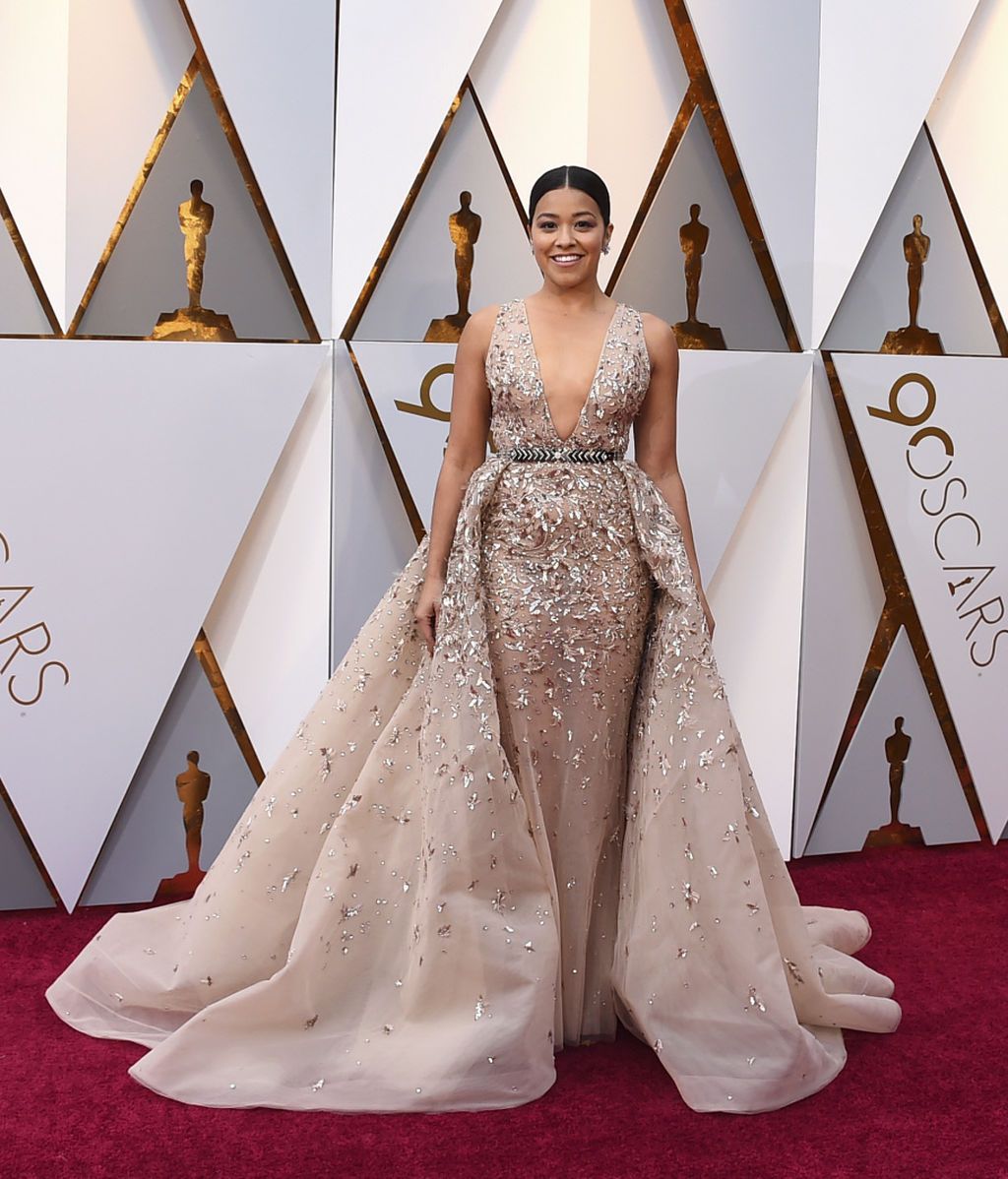 Gina Rodriguez con vestido de Zuhair Murad Couture