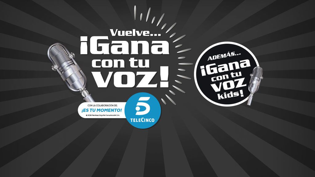 Vuelve 'Gana con tu voz' y, ahora también, con edición infantil