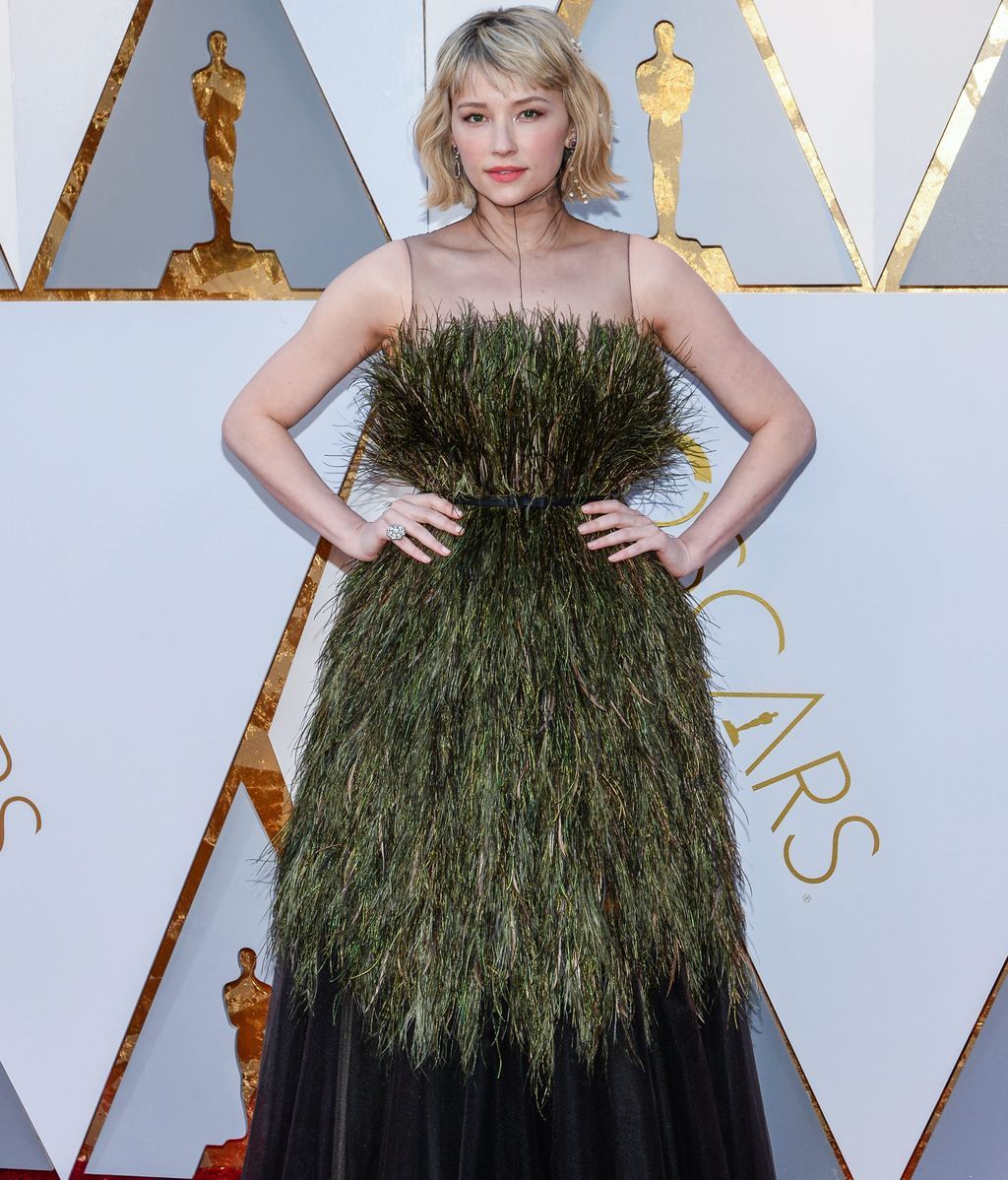 Haley Bennett con vestido de Christian Dior