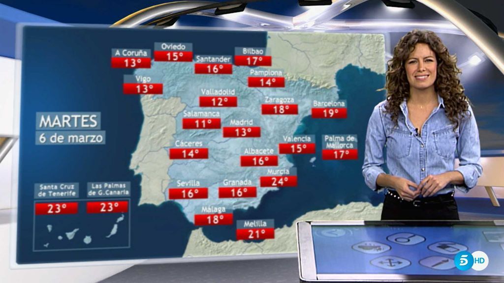 ¡Sigue la lluvia! Todo el país con nubes y viento (y nieve en las montañas)