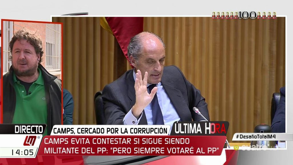 José Luis Peñas: "El señor Correa tenía hilo directo con el señor Camps"