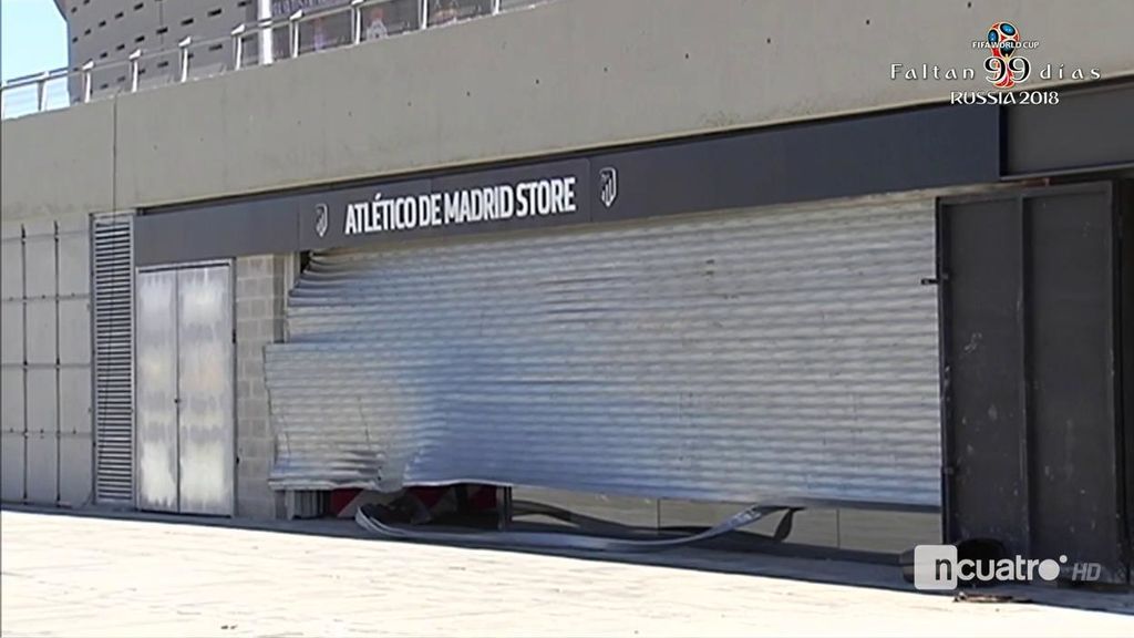 Los vecinos del Metropolitano piden más seguridad tras el alunizaje a la tienda del Atlético