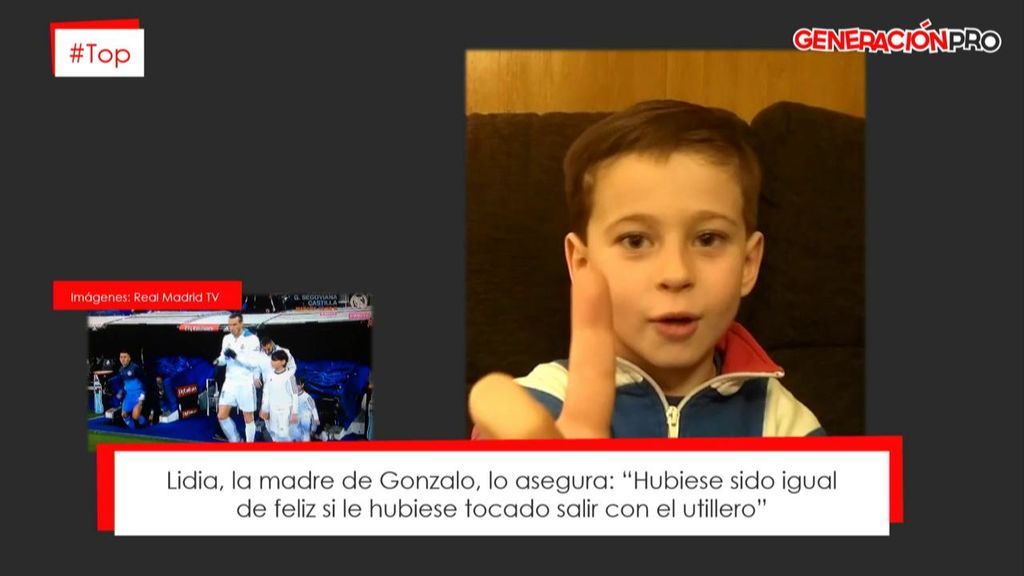 Gonzalo, el niño que saltó al campo con Cristiano, un crack: “¡Lo repetiría mil tropecientas mil veces!”