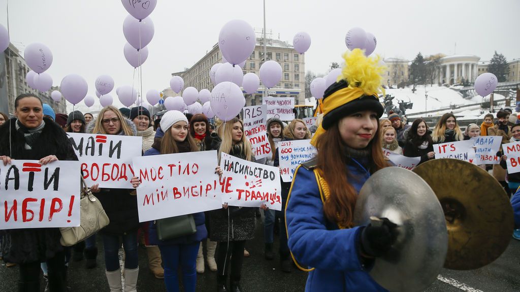 Las imágenes de las protestas feministas dan la vuelta al mundo