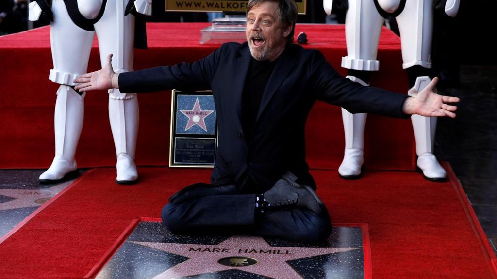Mark Hamill ya tiene su estrella en el paseo de la fama de Hollywood