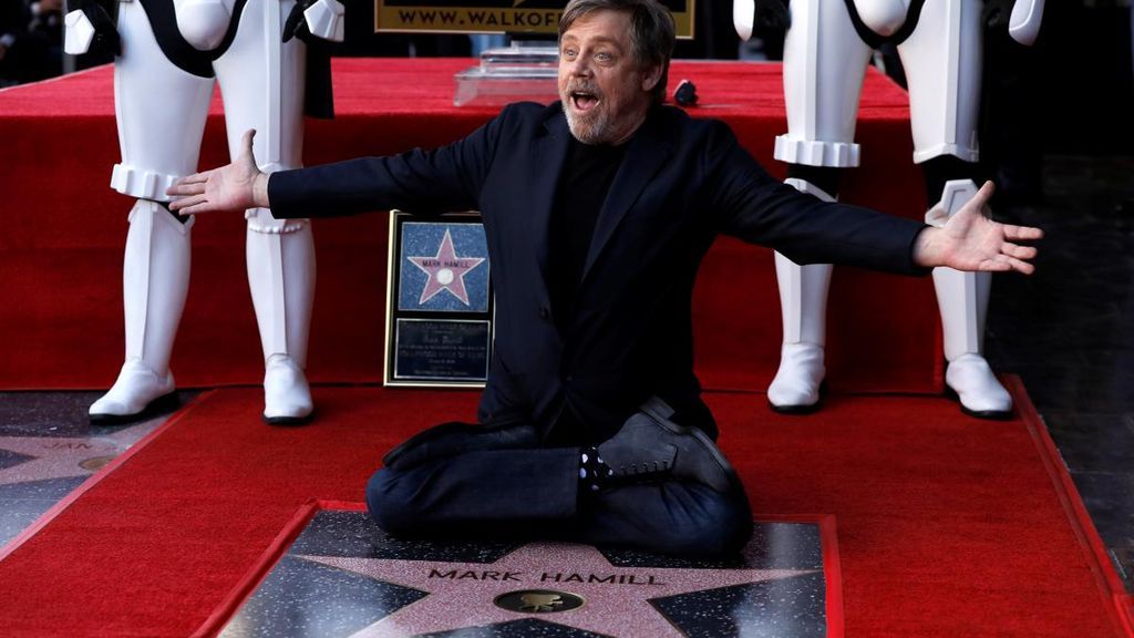 Mark Hamill ya tiene su estrella en el paseo de la fama de Hollywood