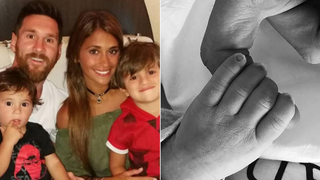 Nace Ciro, el tercer hijo de Messi y Antonella