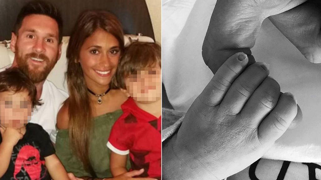 Nace Ciro, el tercer hijo de Messi y Antonella