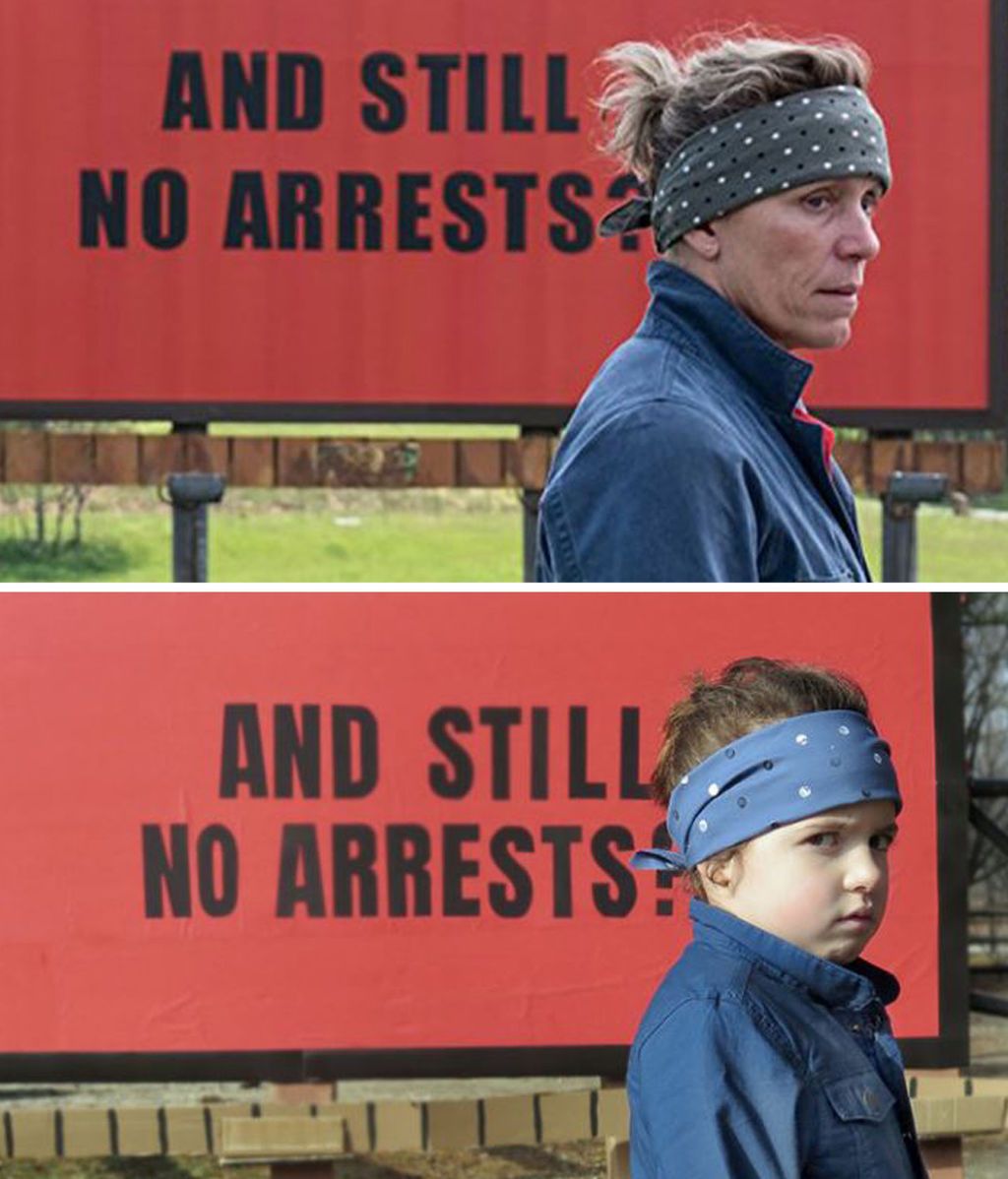 Tres anuncios a las afueras