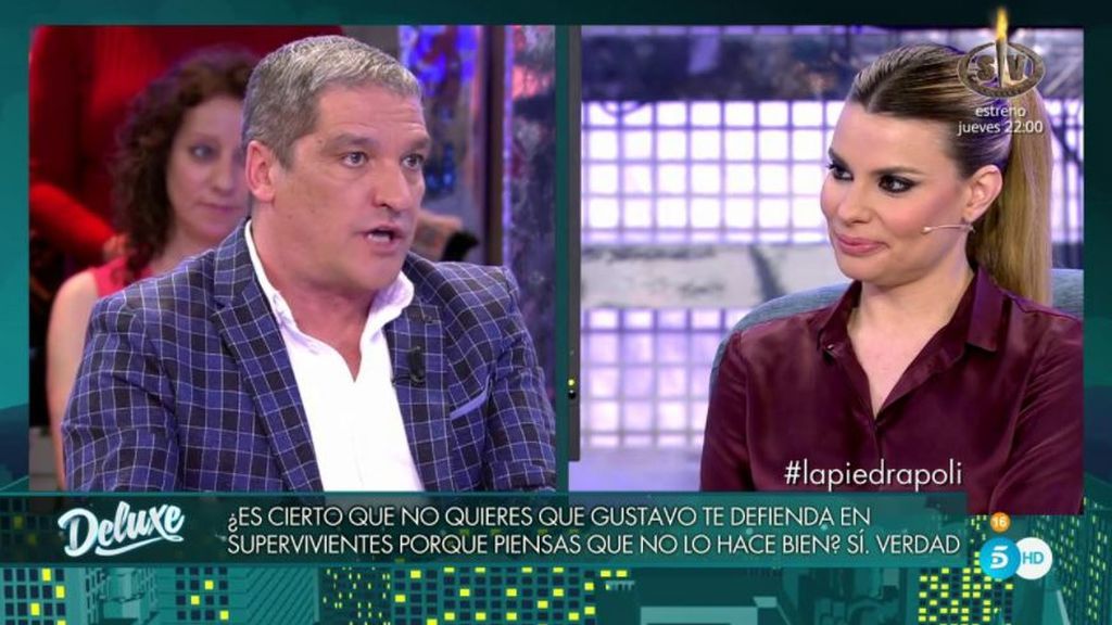 María Lapiedra: "No quiero que Gustavo me defienda en 'Supervivientes"