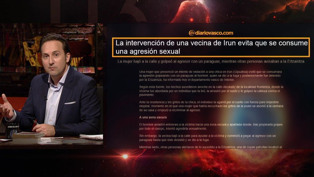 Iker Jiménez hace memoria y rescata el caso de una auténtica heroína: la mujer que salvó a una joven de ser violada