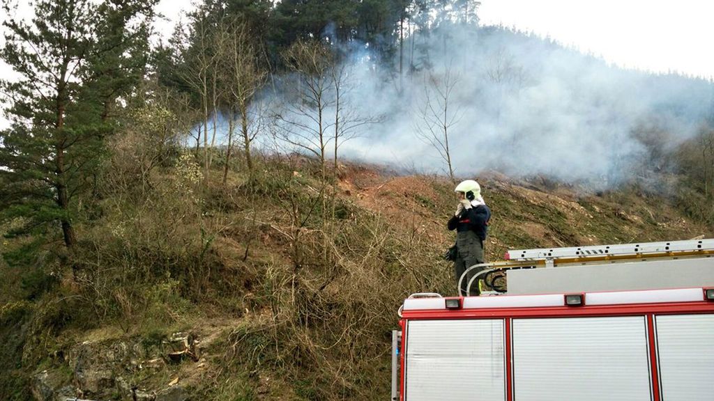 Nueve incendios forestales siguen activos en Cantabria, de los 17 provocados en las últimas horas