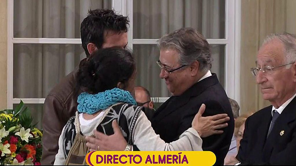 Los padres de Gabriel reciben el pésame del ministro Zoido