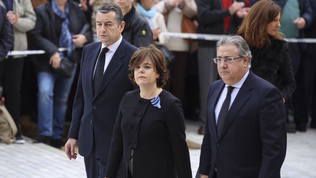 Soraya Sáenz de Santamaría y  Juan Ignacio Zoido