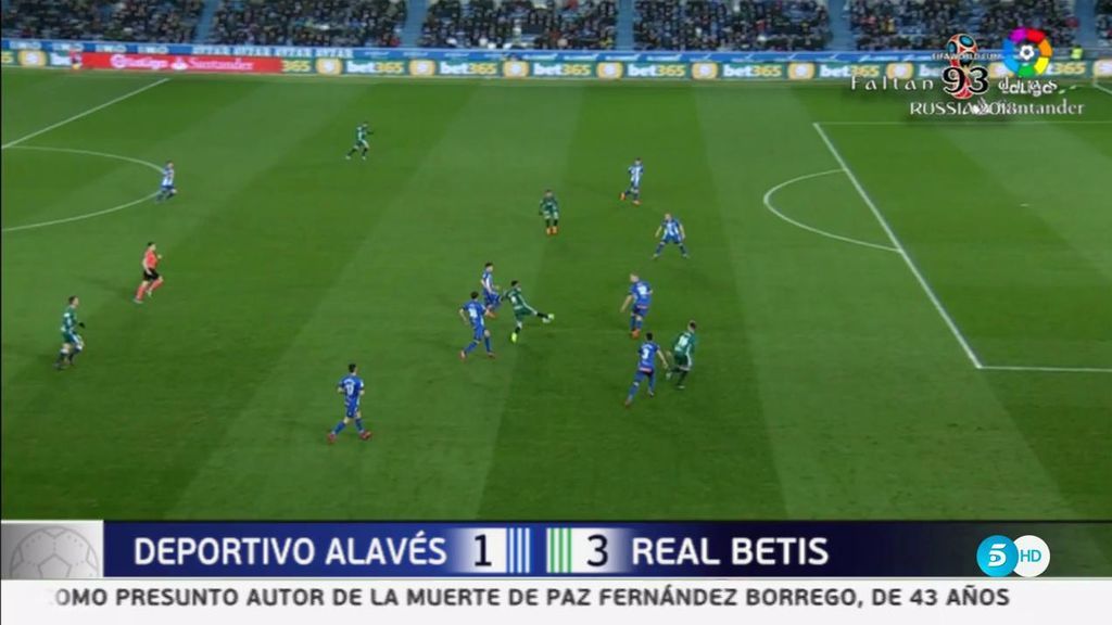 El Betis gana en el campo del Alavés (1-3) con doblete de Loren