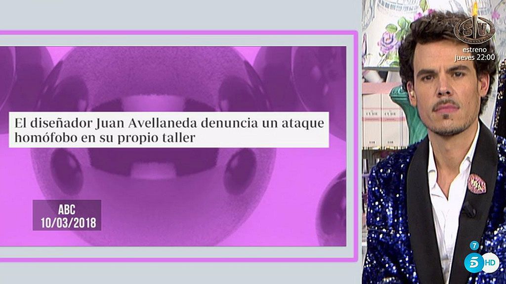 Juan Avellaneda, sobre su ataque homófobo: “Me parece antiguo, ridículo y súper retrogrado”