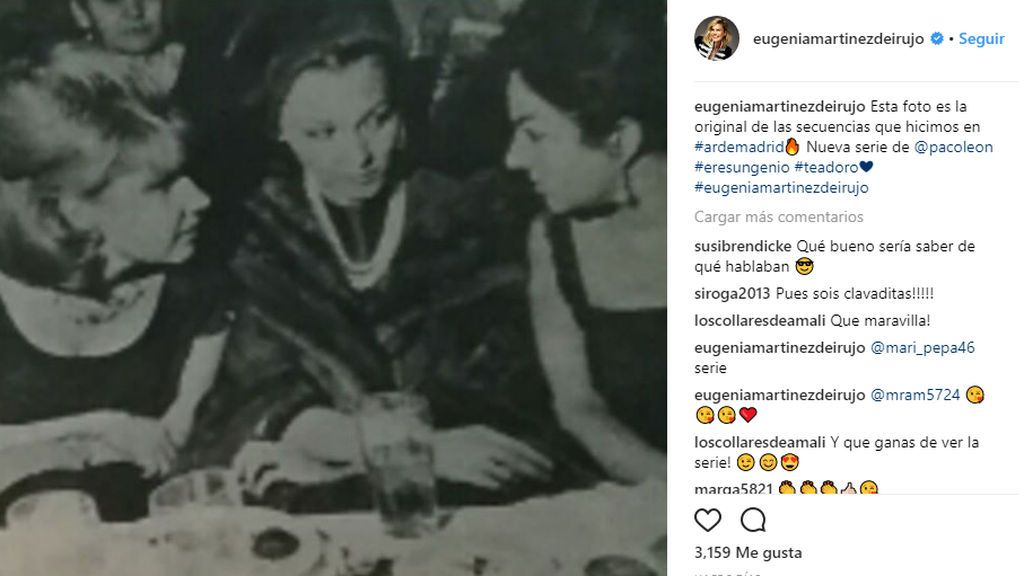 Imagen real de la Duquesa de Alba en el bautizo de Antonio Flores publicada por su hija en su Instagram.
