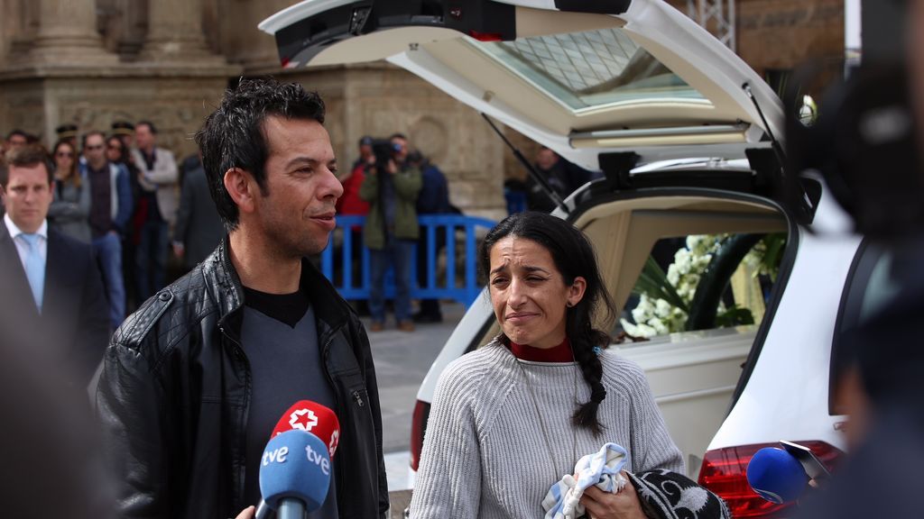 Los padres de Gabriel hablan con los medios