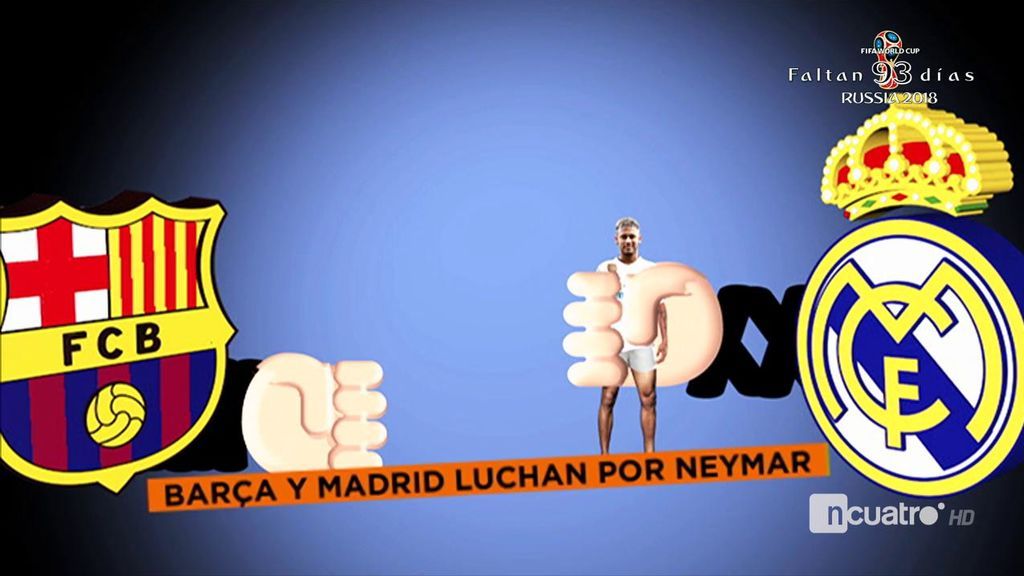 Real Madrid y Barça pelearán por Neymar si el brasileño finalmente no sigue en el PSG