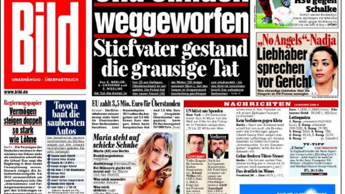 El diario alemán 'Bild' dejará de publicar imágenes de mujeres en topless