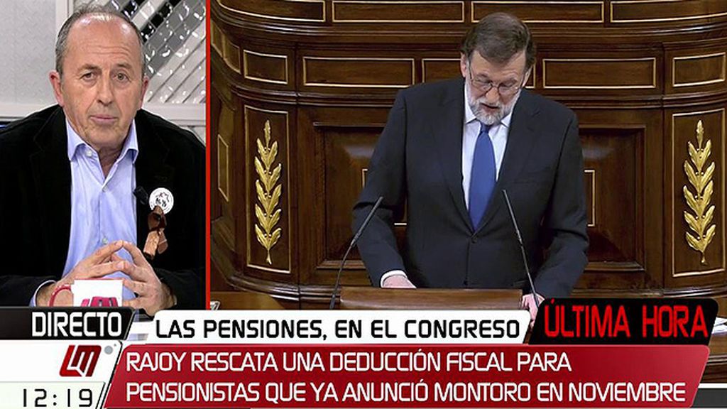 L. Pelayo (Defensa sistema de pensiones): “Rajoy manipula las cifras tratando de engañar y distorsionar la realidad”