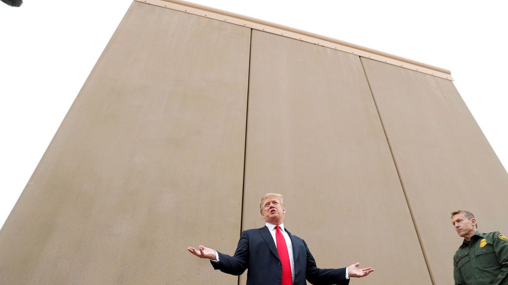 El muro elegido por Trump: "Los inmigrantes son escaladores profesionales"