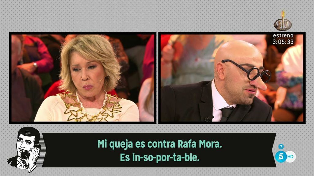 Rafa Mora se enfrenta por primera vez a las críticas de la audiencia