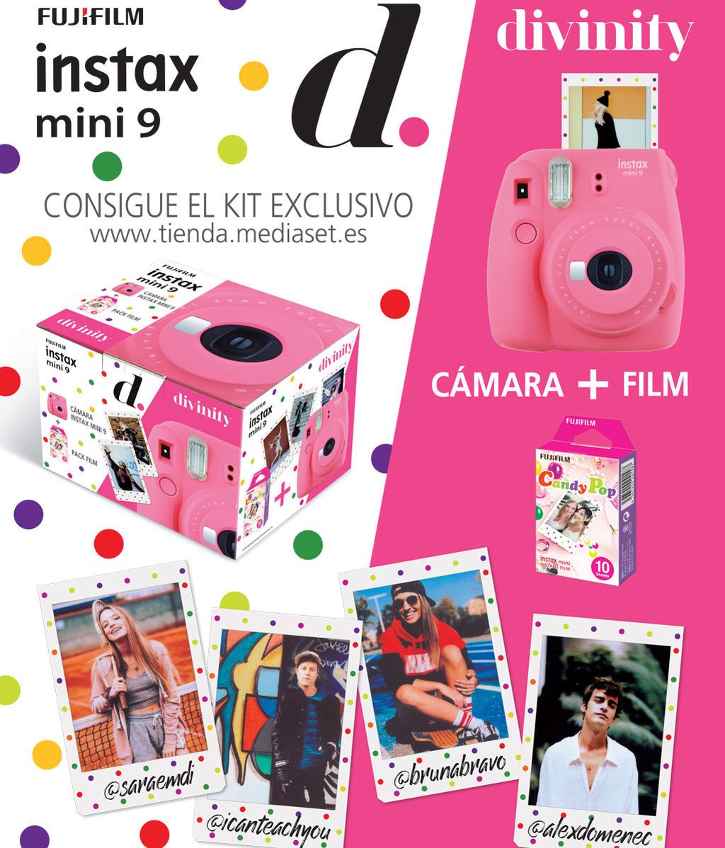 Regala Instax Mini 9 Divinity y triunfa entre tus amistades