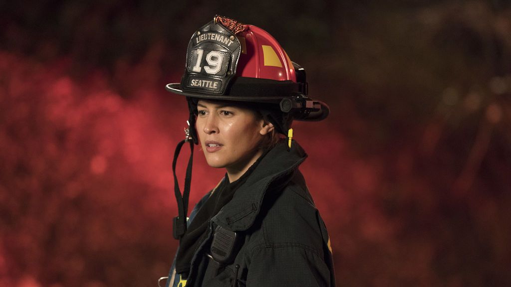 Jaina Lee Ortiz, al frente del equipo de bomberos