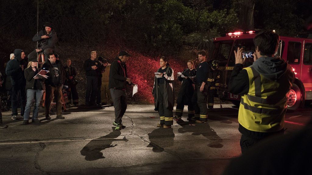 Jaina Lee Ortiz, al frente del equipo de bomberos