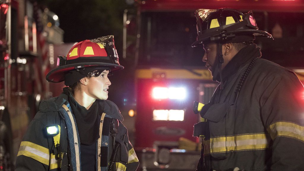 Jaina Lee Ortiz, al frente del equipo de bomberos