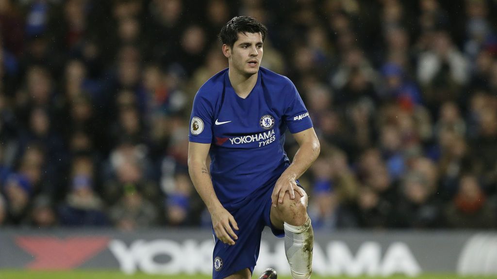 El gesto obsceno de Morata a la afición del Barça tras ser insultado en el Camp Nou