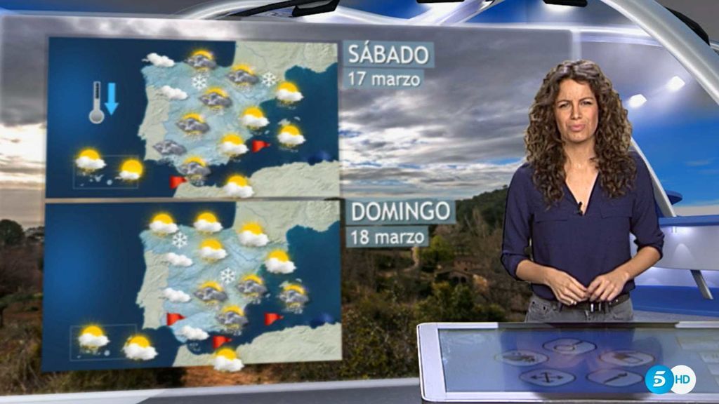 Fin de semana inestable: ¡nueva borrasca y más lluvias, viento y nieve!