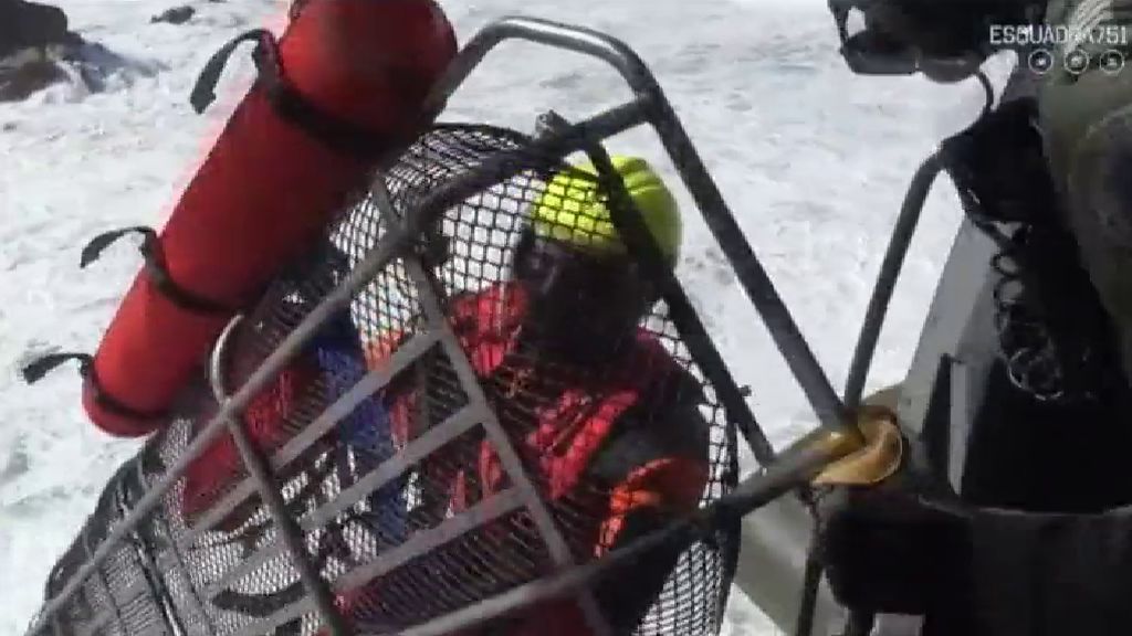 Muere un turista en Portugal por el  desprendimiento en una playa provocado por la tormenta Giselle