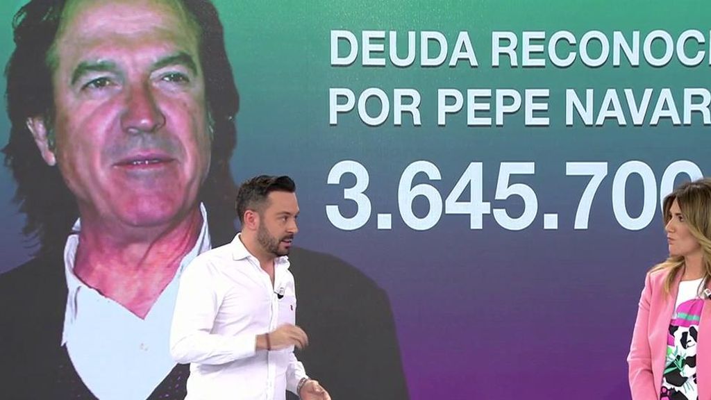 La deuda de Pepe Navarro ascendería a 3.645.700 euros, según Kike Calleja