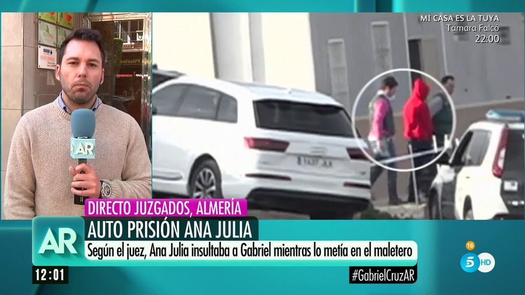 Ana Julia insultaba a Gabriel mientras trasladaba su cadáver, según el juez