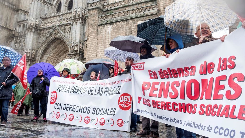 Manifestaciones de jubilados en Toledo por unas pensiones dignas