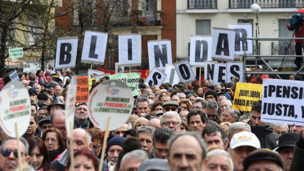 Manifestación de jubilados en toda España, por unas pensiones dignas