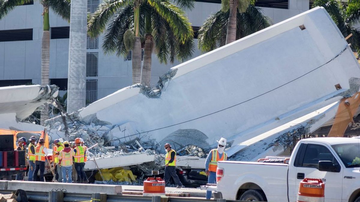Un ingeniero del puente de Florida informó sobre grietas días antes de derrumbarse