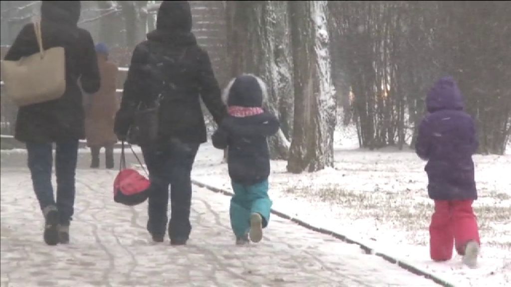 Una ola de frío procedente de Siberia provoca una caída de las temperaturas en Polonia