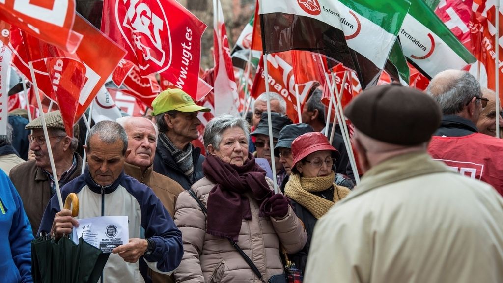 Manifestaciones de jubilados en toda España por unas pensiones dignas