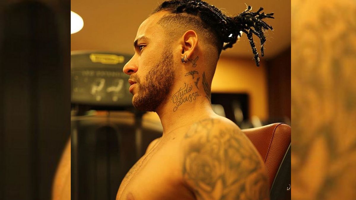Neymar presenta su cambio radical de ‘look’ con una atrevida foto