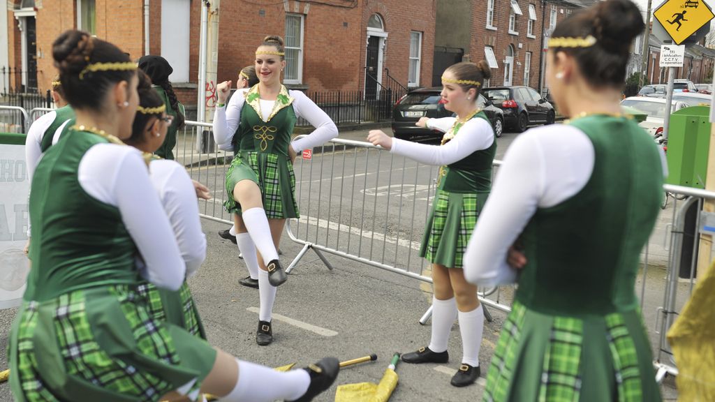 Ensayo de la danza tradicional irlandesa