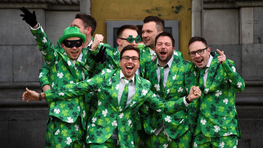 Dublín se tiñe de verde para celebrar San Patricio