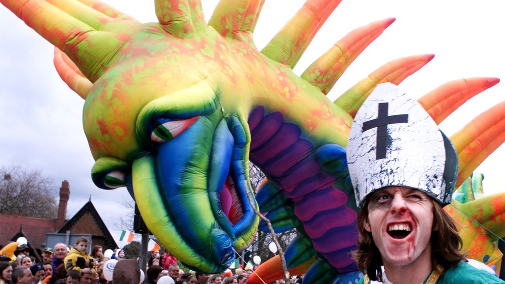 Recrean el Día de San Patricio en Dublín