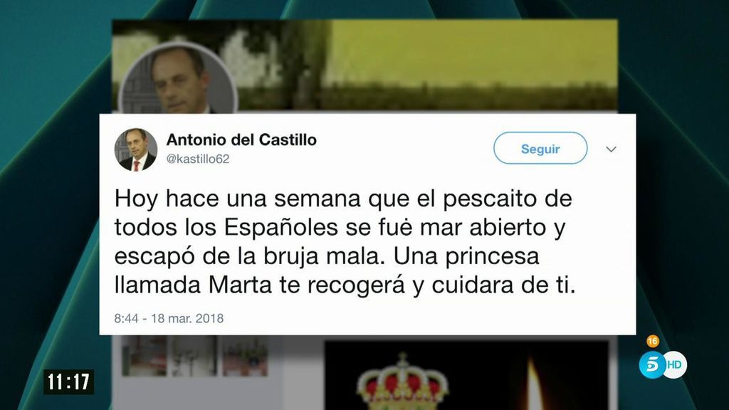 El tuit del padre de Marta del Castillo dirigido a Gabriel: “Una princesa llamada Marta te recogerá y cuidará de ti”